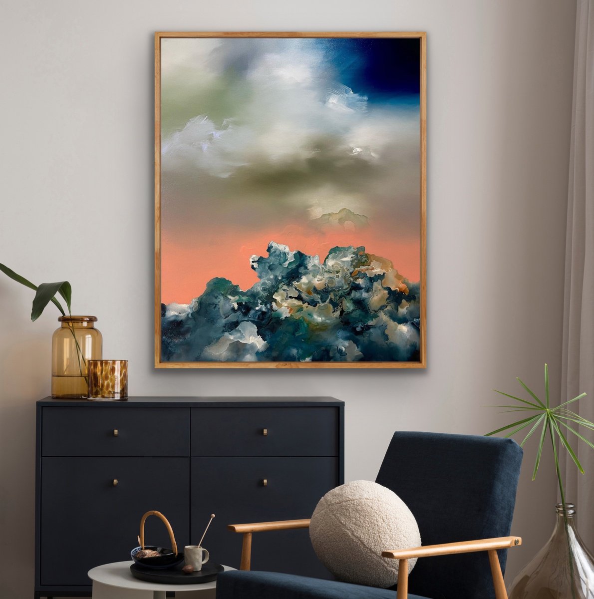 Dorset coastline - Abstract Landscape - 80cm x 100cm by Jonesy