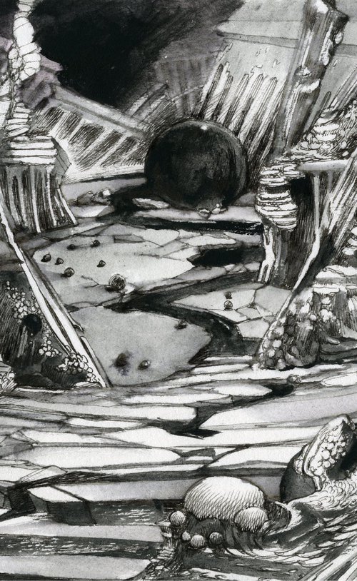 The gracefull gate of argentinosaurus by Polina Salenko