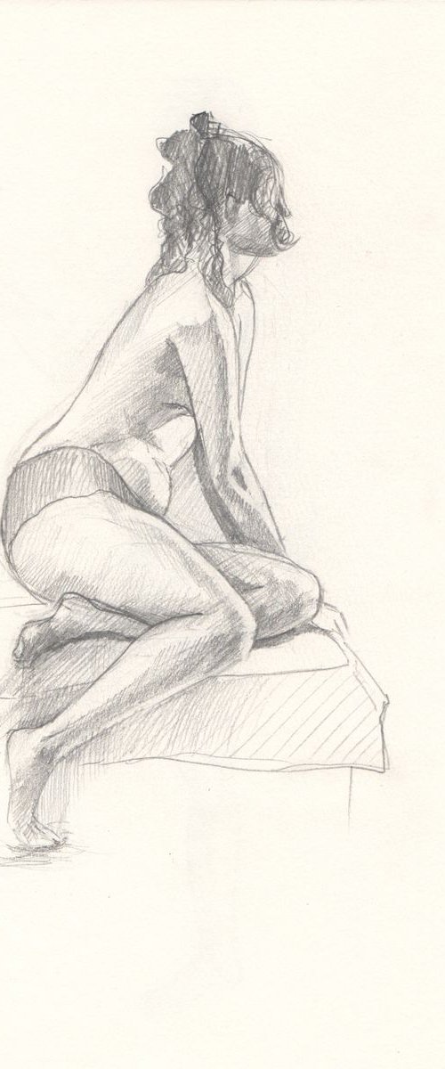 Sketch of Human body. Woman.35 by Mag Verkhovets
