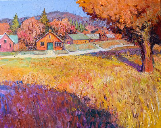 American Suburbs, Autumn Landscape