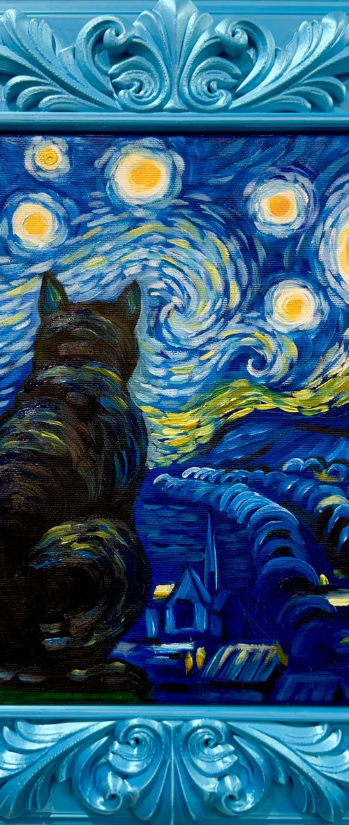 Starry Night Visitor by VICTO