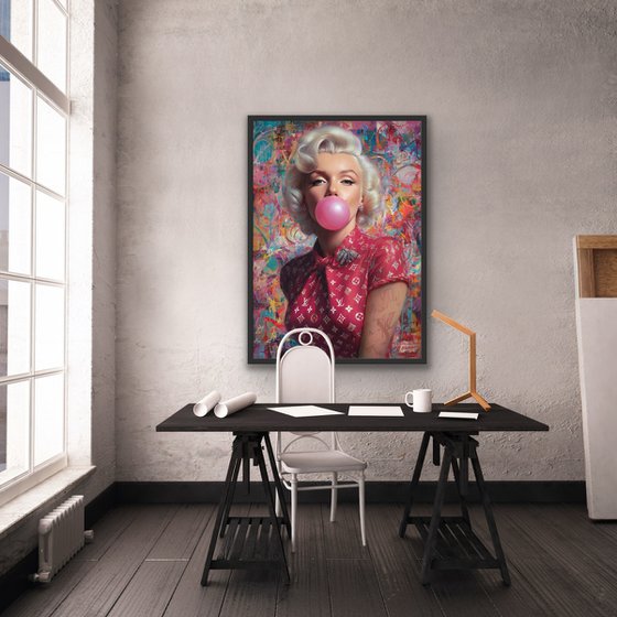 Marilyn Monroe in Red