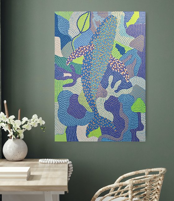 Whale in Mosaic Sea 2