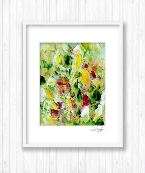 Tranquility Blooms 15 - Flower Painting by Kathy Morton Stanion by Kathy Morton Stanion