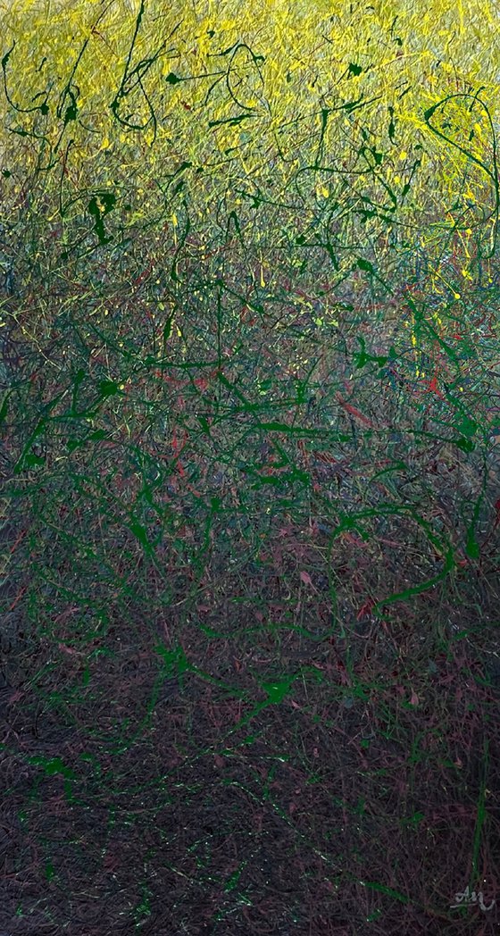 In search of silence- 2 (green)