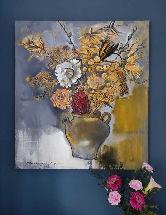 Protea and steppe flowers