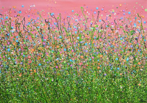 Flamingo Sky Meadows #5 by Lucy Moore