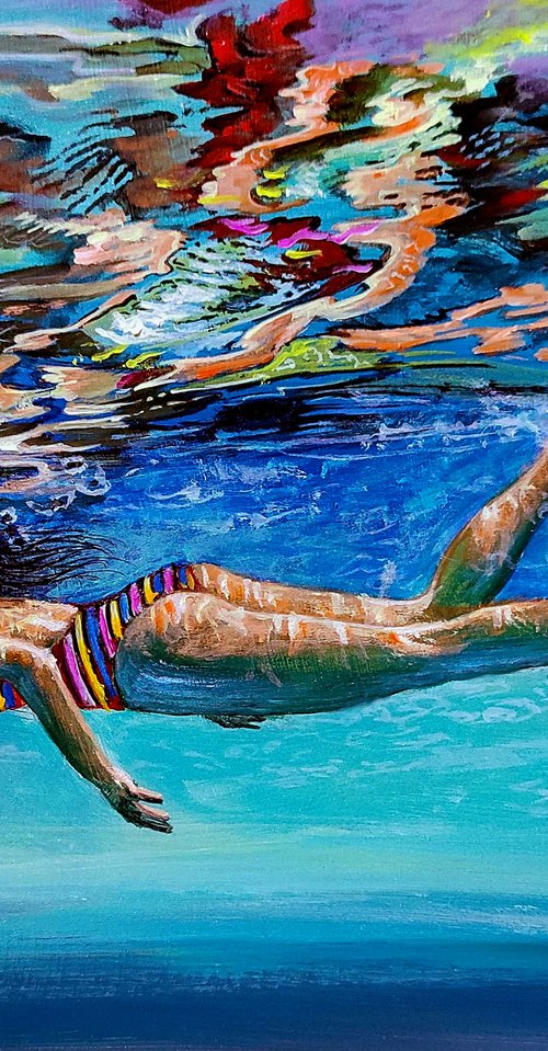 Girl swimming19 by Vishalandra Dakur
