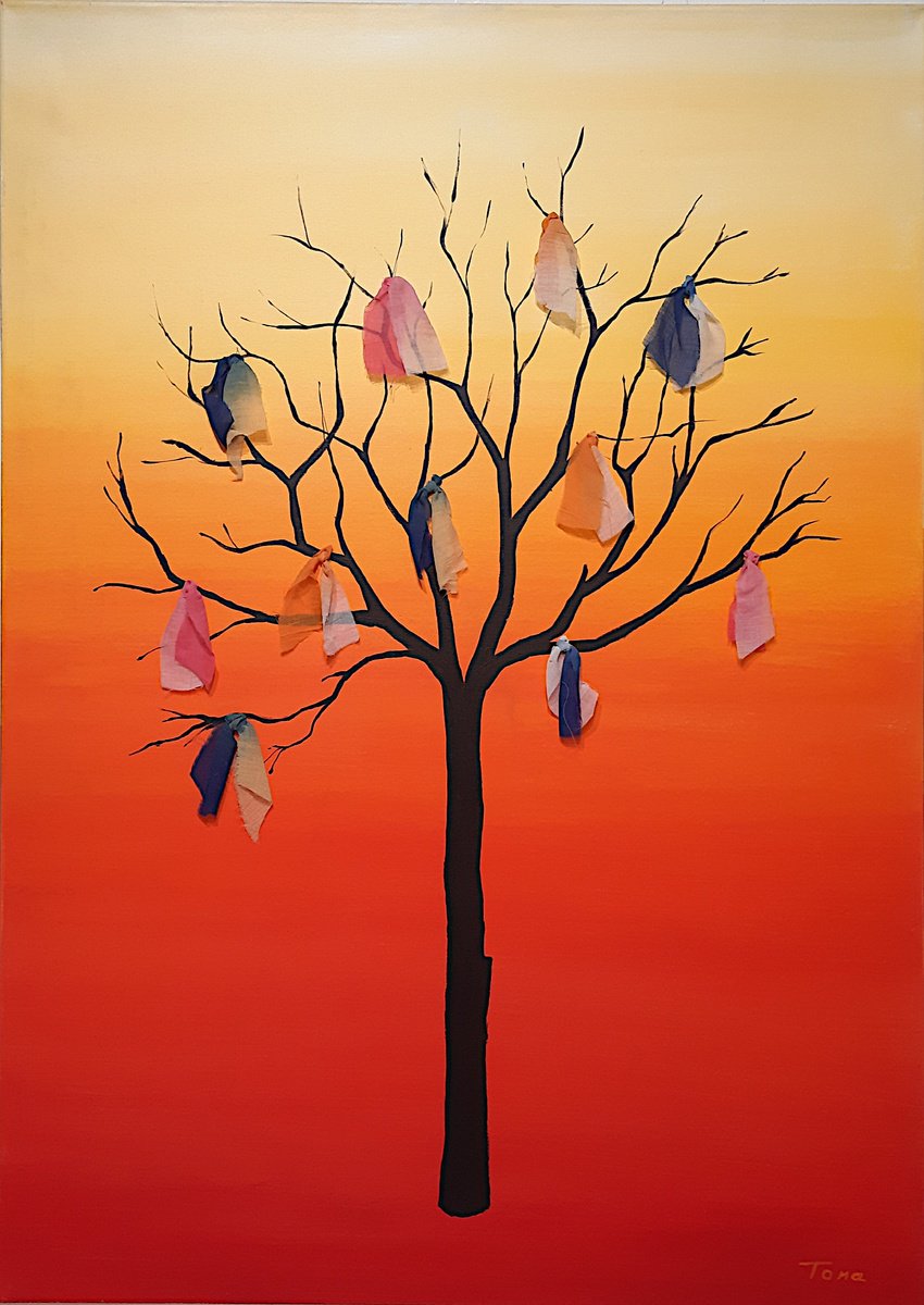 Tree Of Life By Tamara Bakhshinyan, 41 X 55, Artwork For Sale On Artfinder