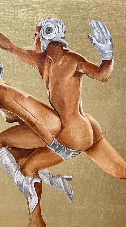 Connection in gold by Anastassia Markovskaya