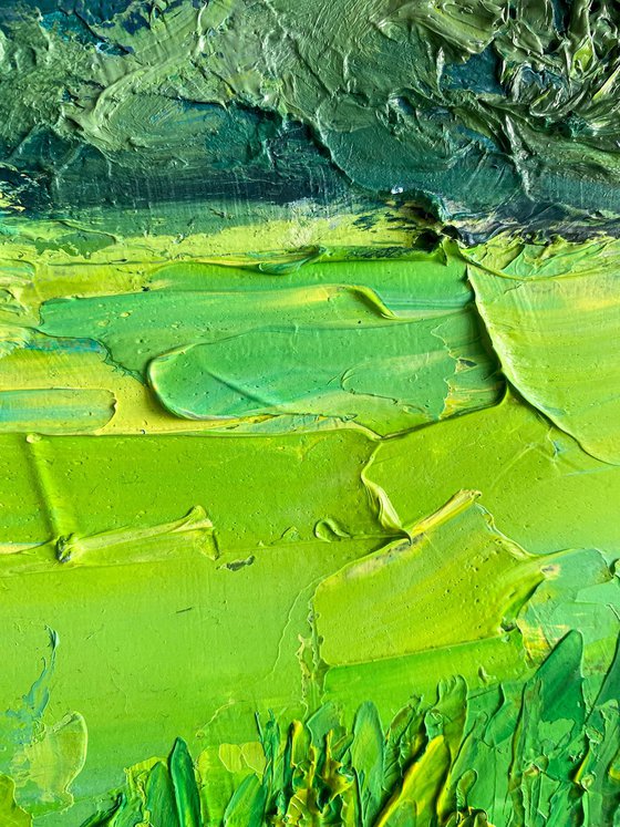 Bali Landscape Oil Painting