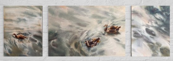 Pondside tales (triptych)