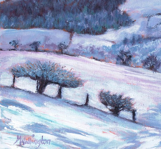 Welsh Hills in Snow