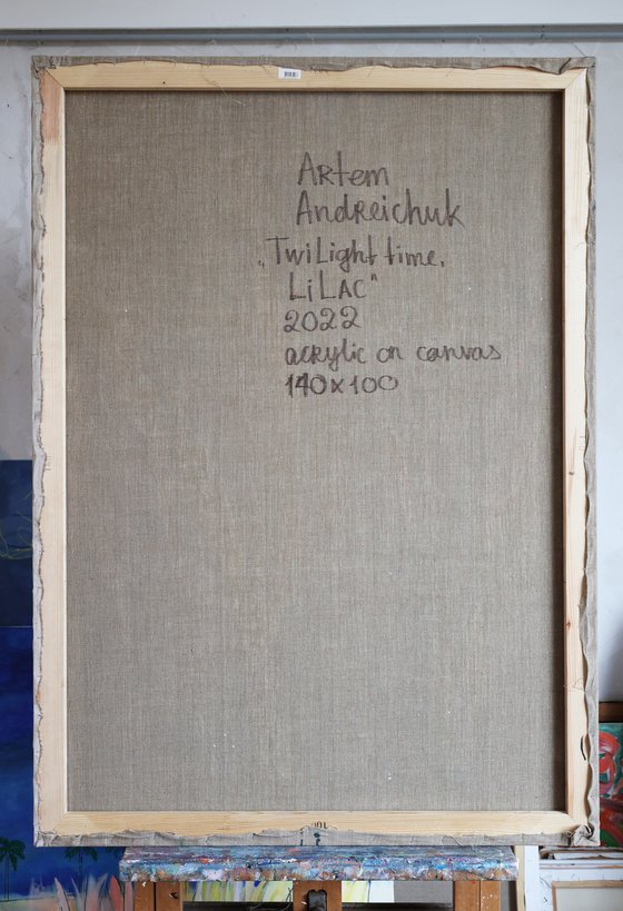 Twilight time. Lilac