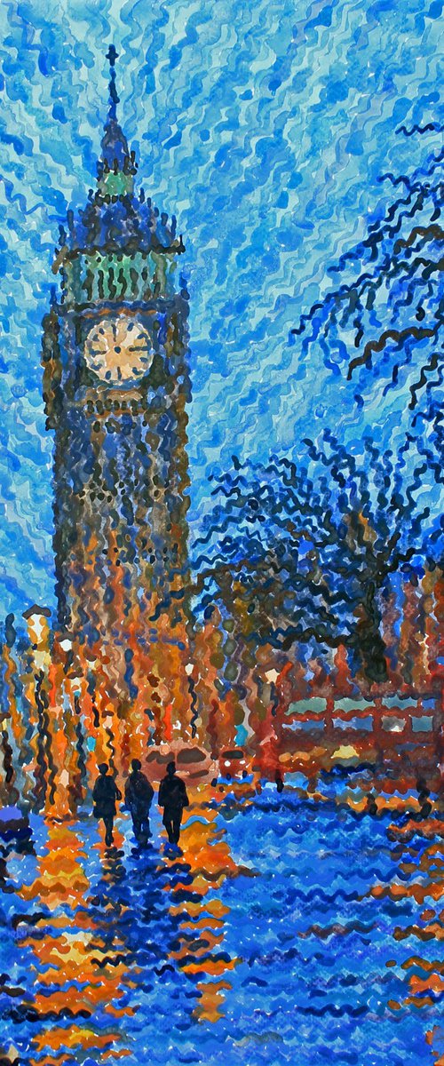 Elizabeth Tower in London by Tanbelia