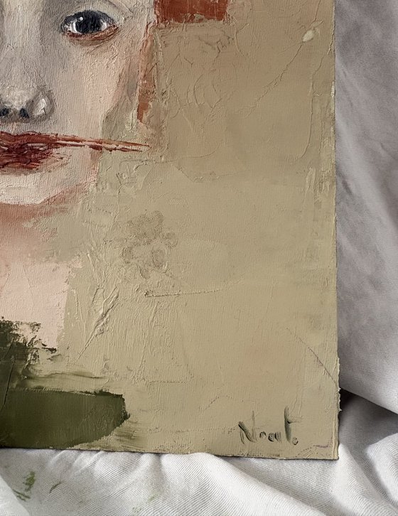 Wild roses female portrait