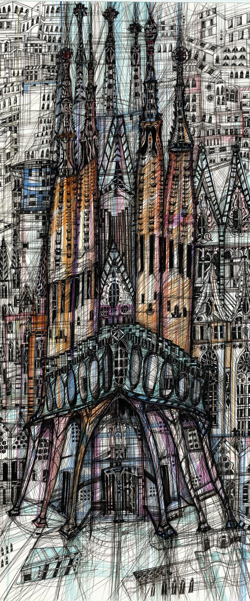 Sagrada Familia by Maria Susarenko