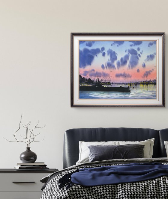 Evening Silence Seascapes