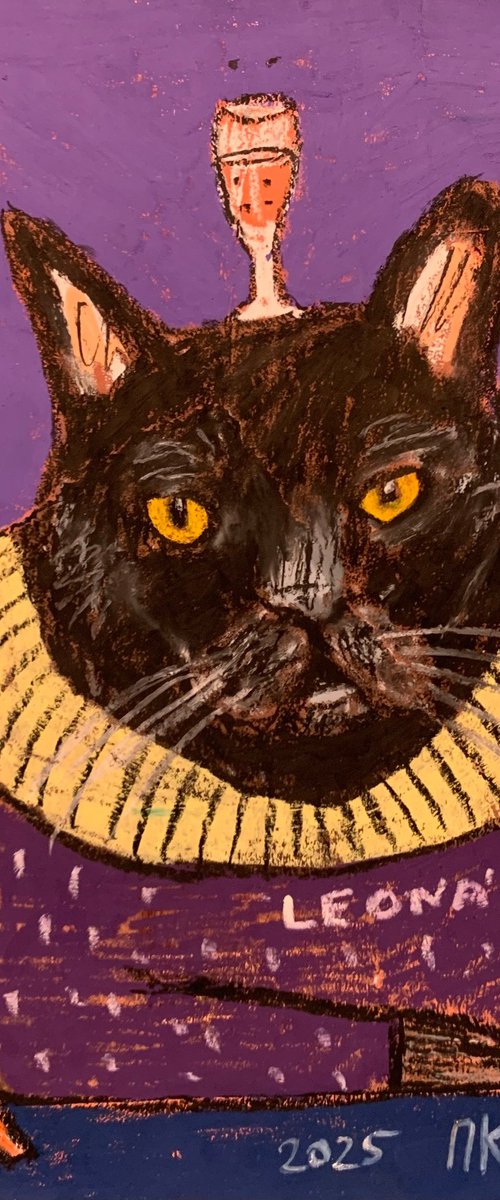 Smoking cat #20 by Pavel Kuragin