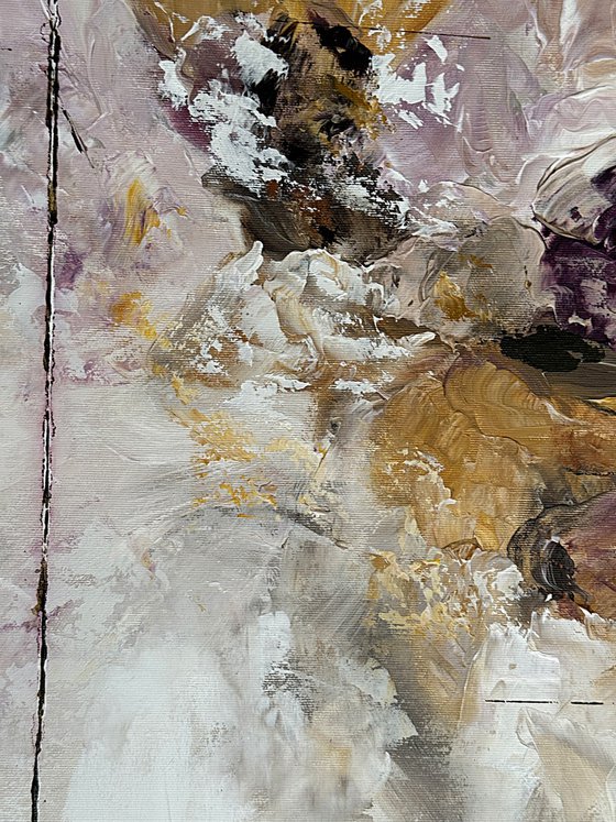 Ochre & Olive Abstraction set