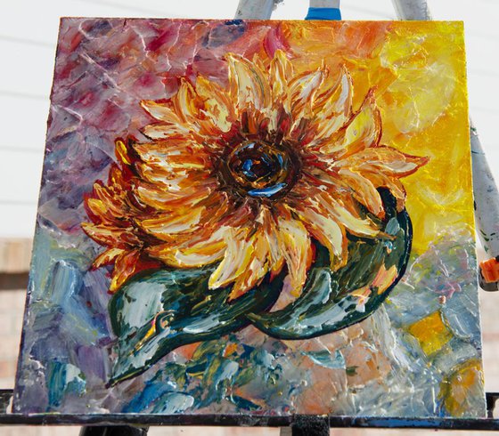 Ah, Sunflower! by Olena Art