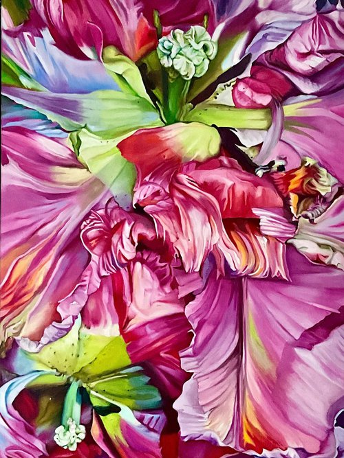 Tulips. Improvisation. by Natalia Lugovskaya