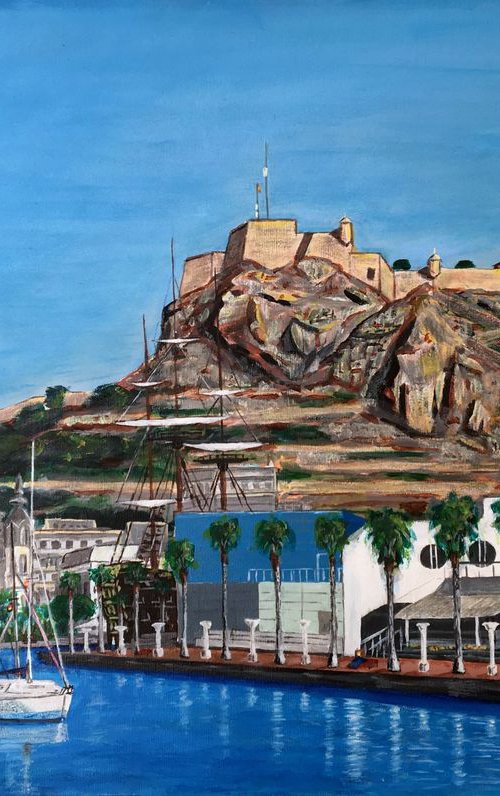 View of the fortress "Santa Barbara", 60*40 by Dmytro Yeromenko
