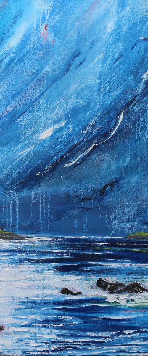 Storm in the Bay by Galina Zimmatore