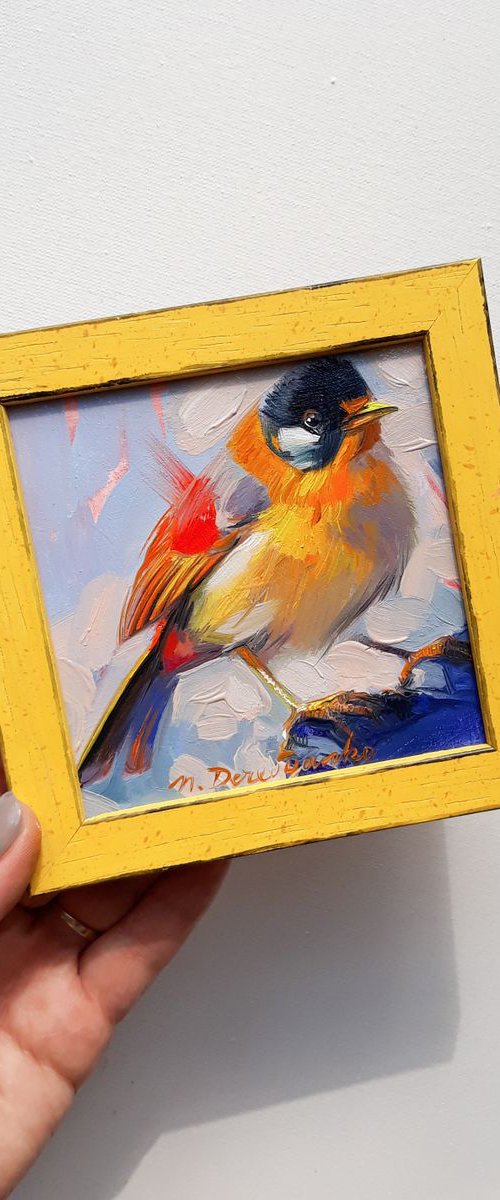 Golden bird by Nataly Derevyanko