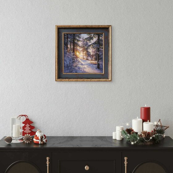Warm winter light
