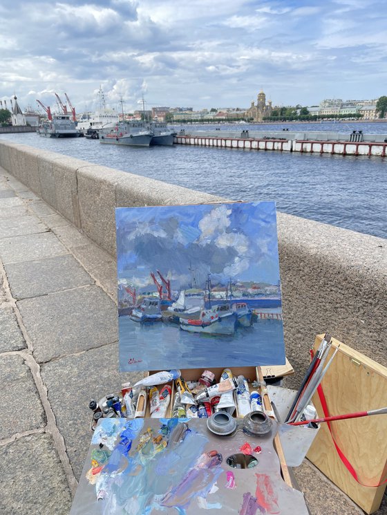 The Port of Neva River