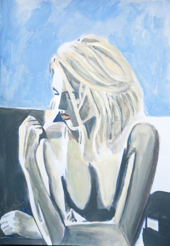 Female figure AP / 42 X 29.7 cm