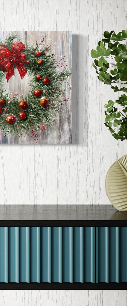 Cristmas wreath by Tanja Frost