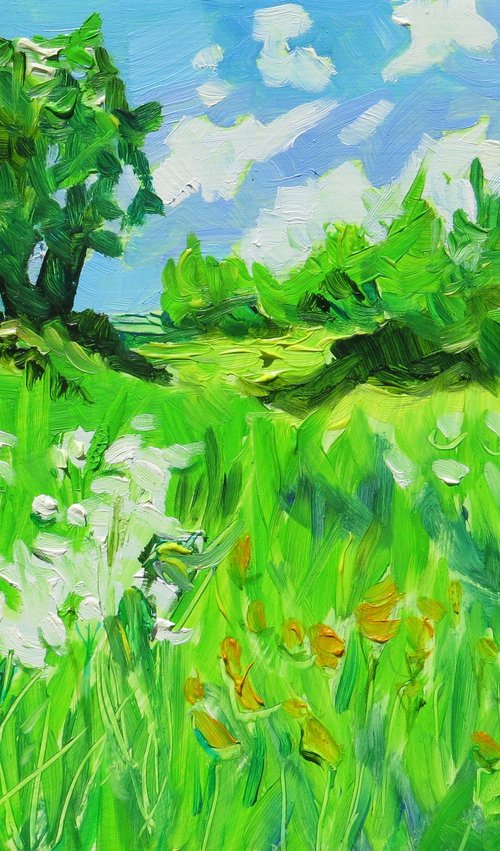 Green Country Lane by Mary Kemp