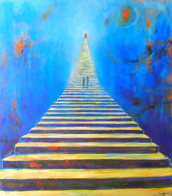 Ascending Together 42x38