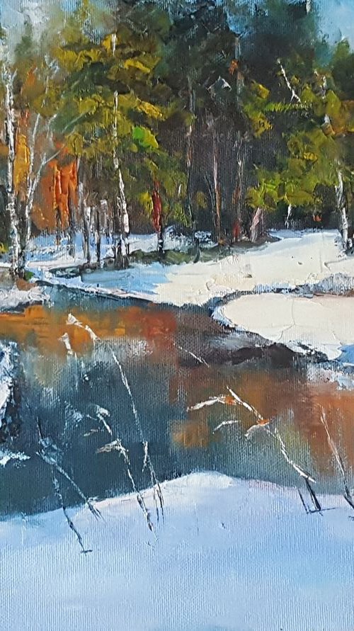 Winter forest by Olga Egorov