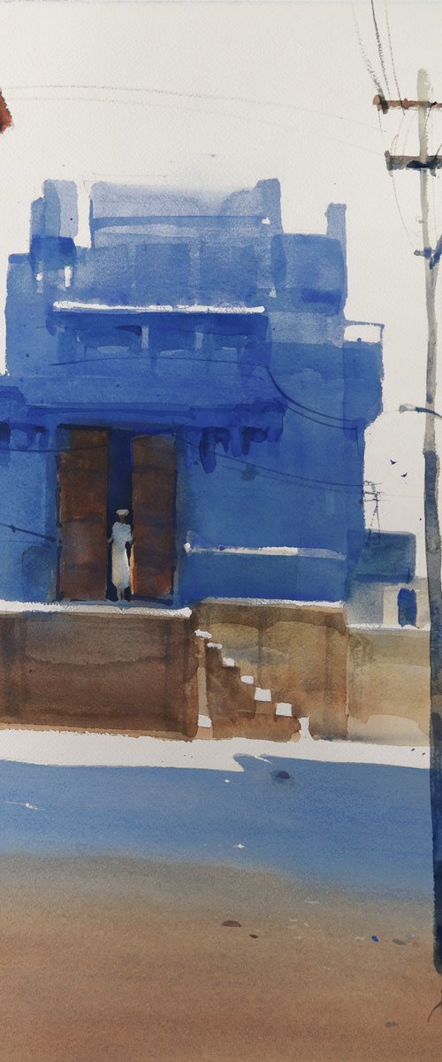 Afternoon light, Jodhpur blues by Prashant Prabhu