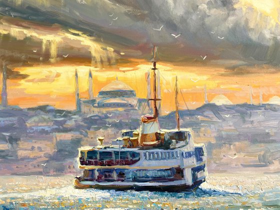 "Evening Sea Sunset"