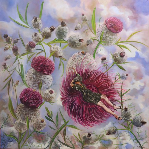 Thistles by Anne Zamo