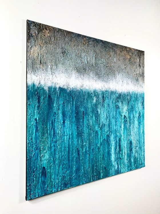 Blue ocean  - Large 100cm x 100cm