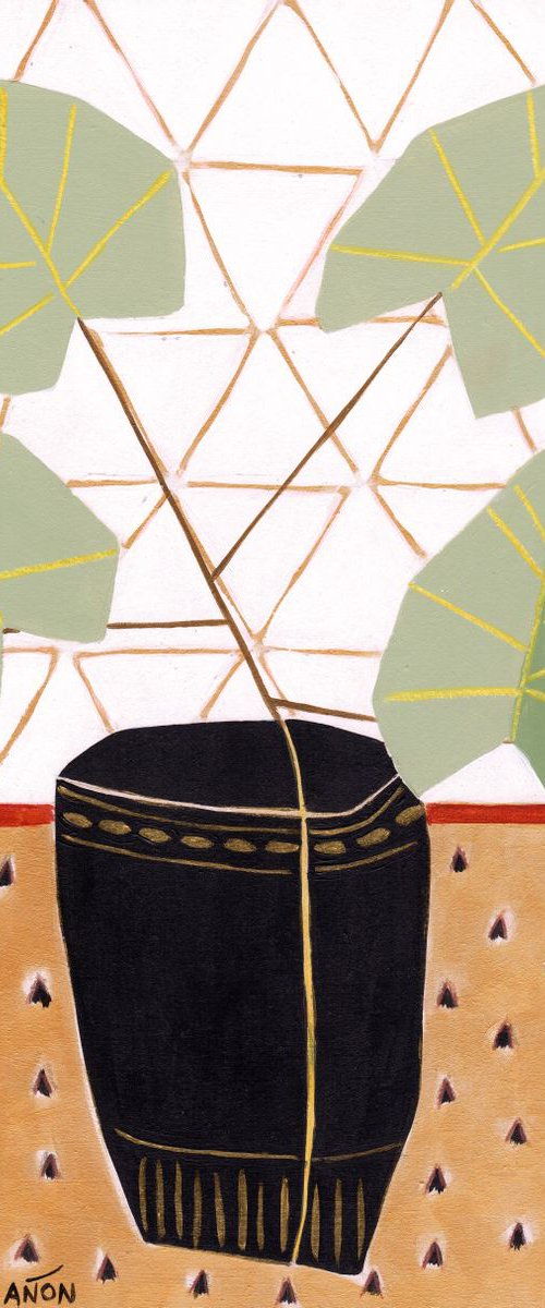 Gold Tablecloth 5 by Marisa Añón