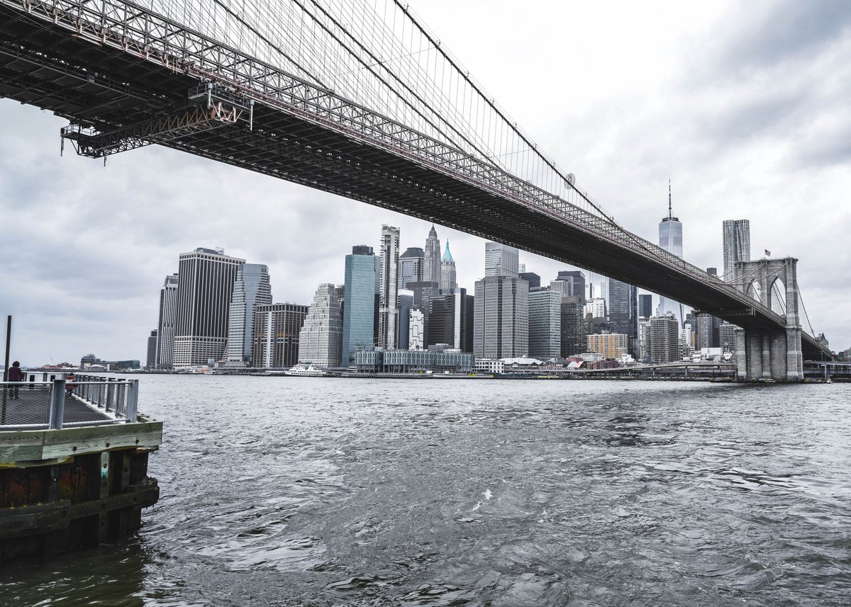 NEW YORK, THE BROOKLYN BRIDGE Limited Edition of 50 by Fabio Accorra