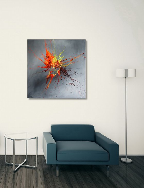 Luminous Bursts IX (Spirits Of Skies 064149) (80 x 80 cm) XXL (32 x 32 inches)