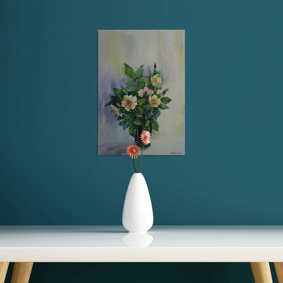 Rosehip in a vase