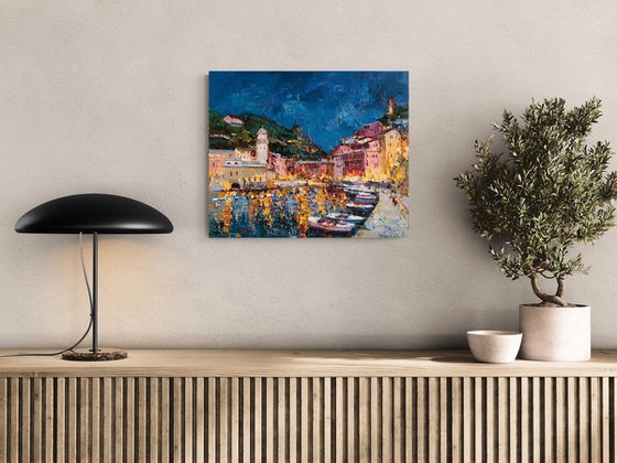 Evening lights of Italy