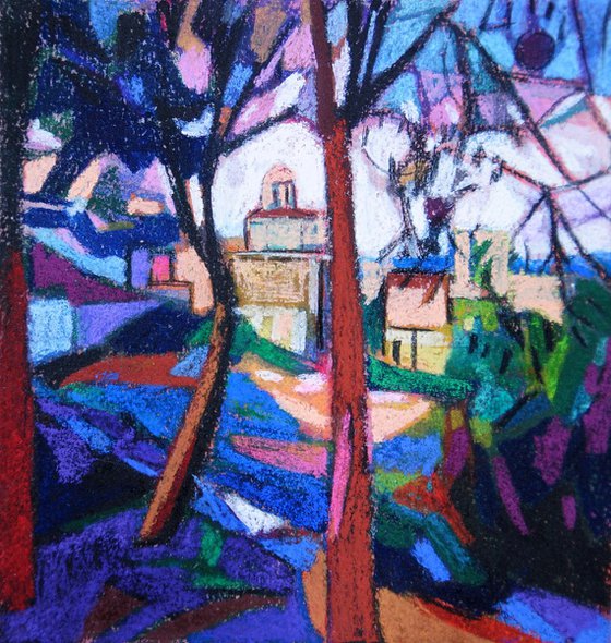 Motif from Malta / 19.5 x 18.5 cm