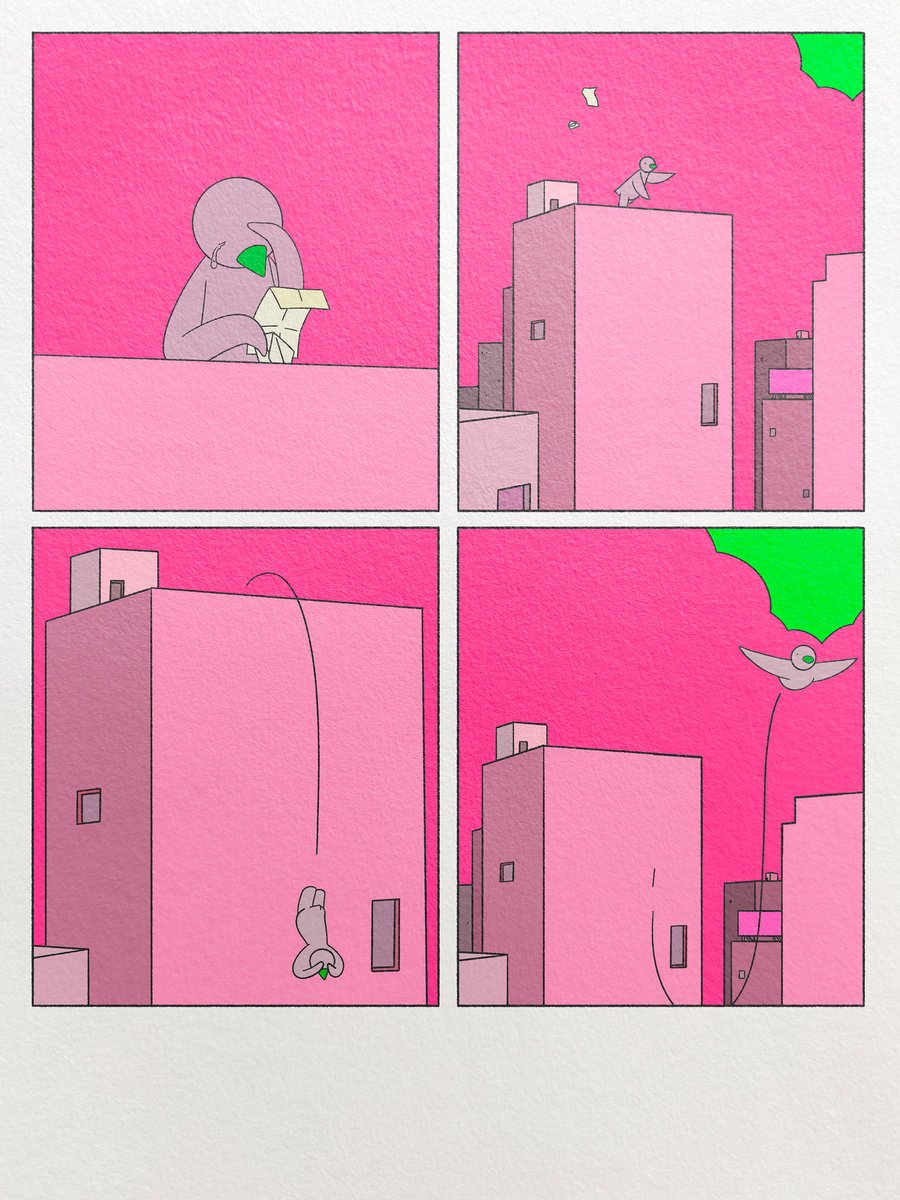 Urban And Pop Animal Giclee Print By Mr Clement, 17 X 23", Turns Out, I Can Fly, Original Artwork