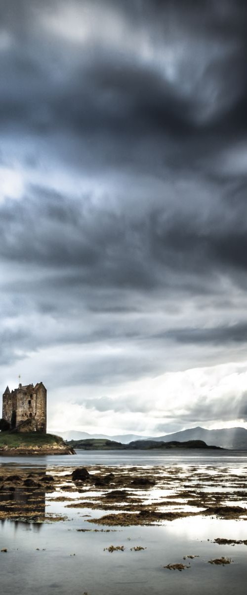 Castle Stalker, Loch Laish by Lynne Douglas