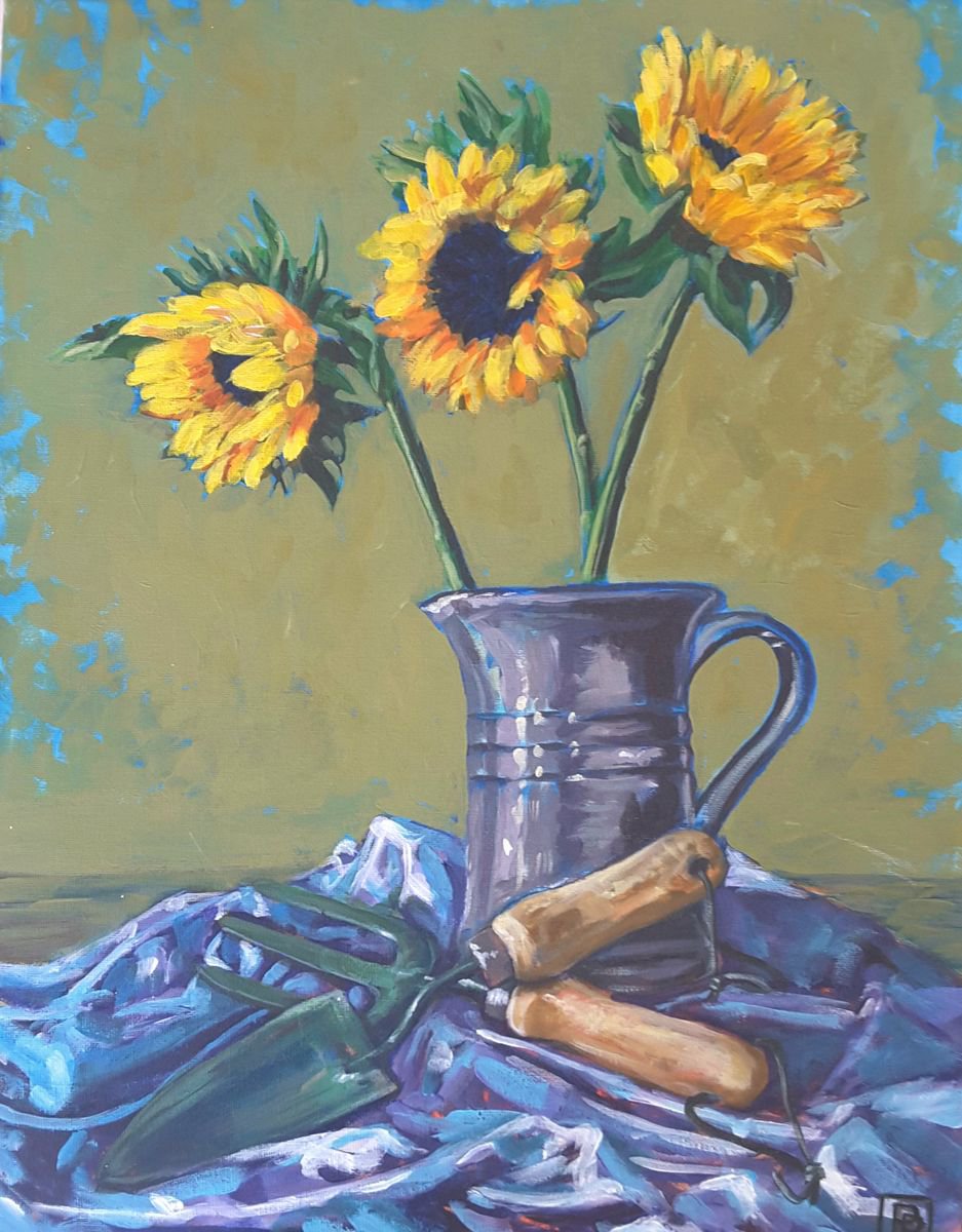 sunflowers by Piers Braybrooke