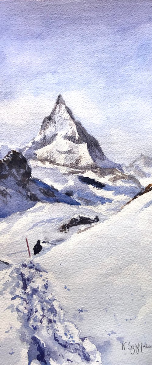 Towards the Matterhorn by Krystyna Szczepanowski